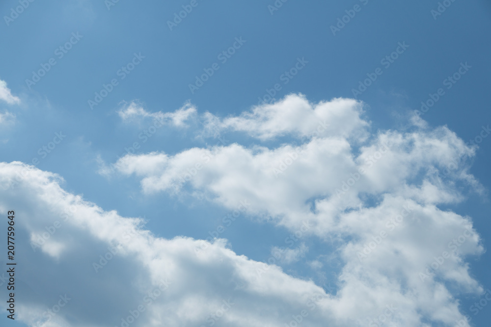 Fototapeta premium Cloudy sky soft solitude square vast velvety,