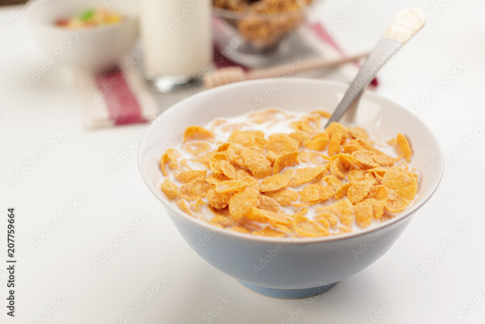 Bowl of healthy muesli Bowl of healthy muesli