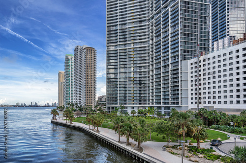 Miami circle in Brickell Miami Florida