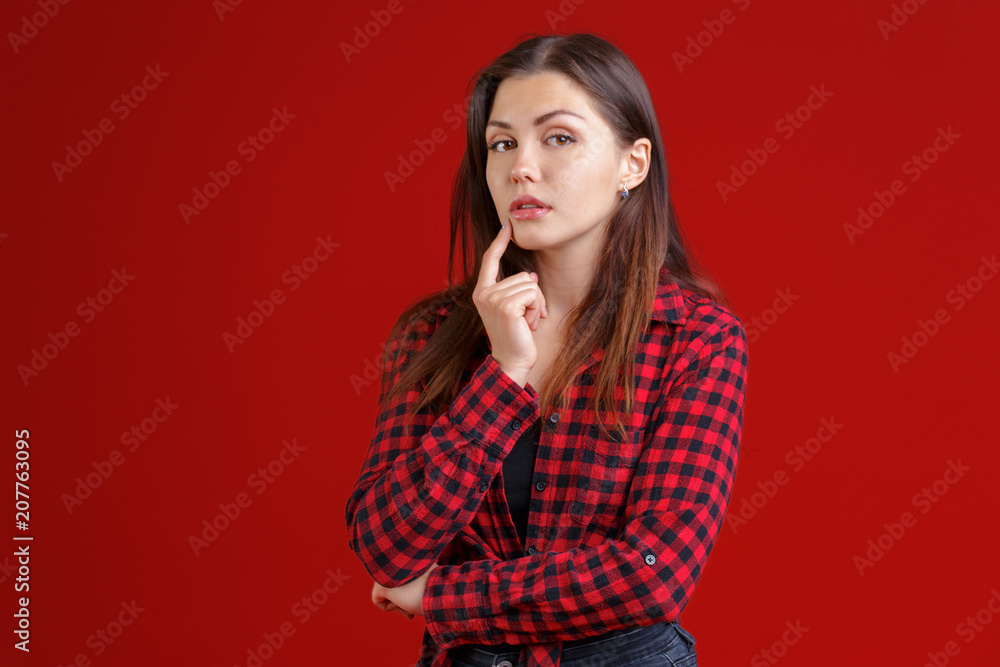 Close up portrait of a beautiful young woman Close up portrait of a beautiful young woman