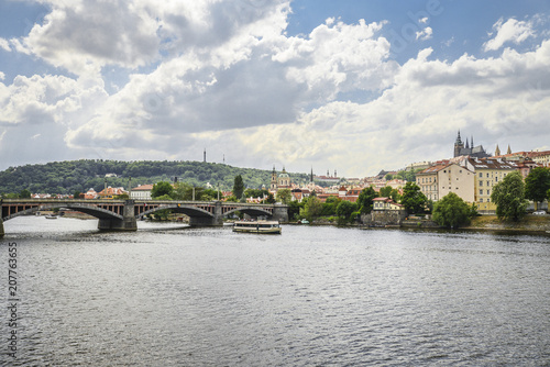 The View from embankment of Prague © tashka2000