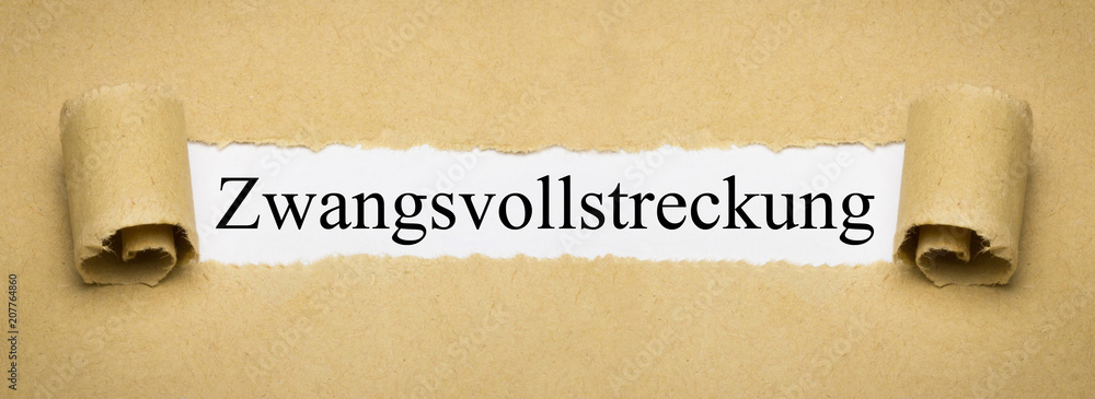 Zwangsvollstreckung StockFoto Adobe Stock