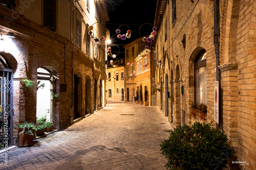 Italienische Gassen Recanati