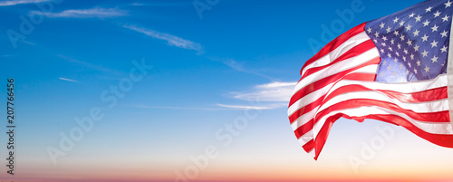 American flag for Memorial Day, 4th of July, Labour Day photo