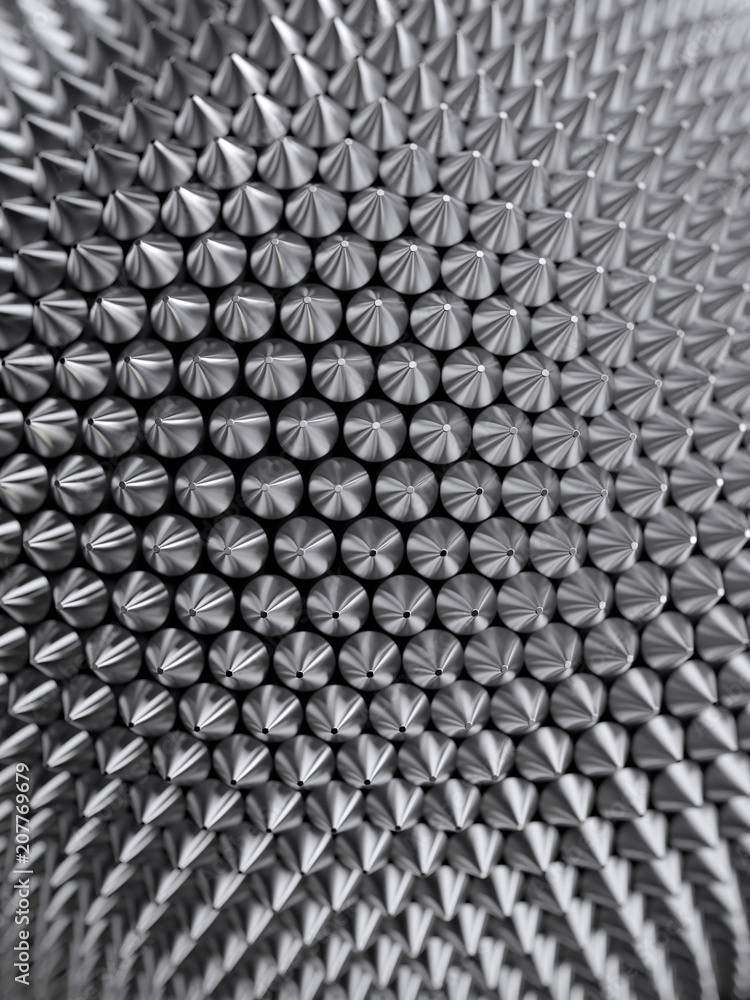 Abstract spikes metal background. BDSM planet Abstract spikes metal background. BDSM planet