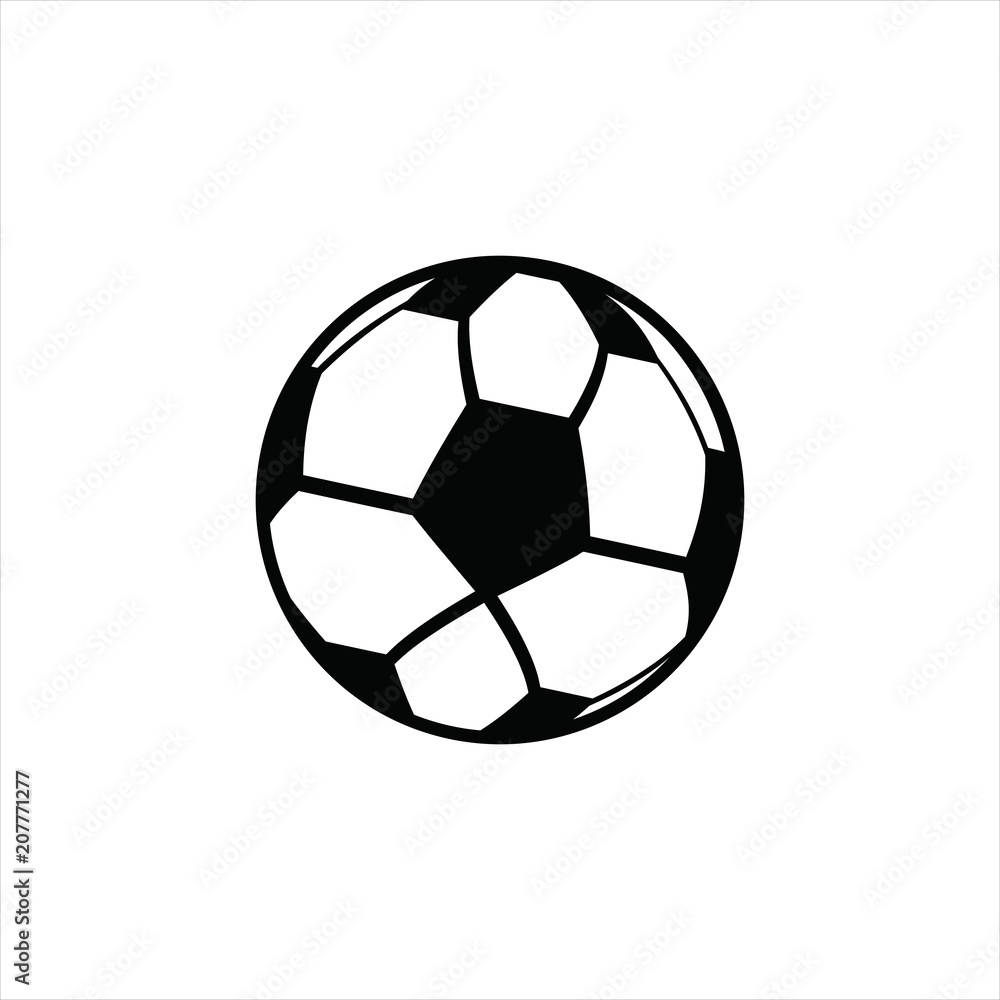 Fototapeta premium Ball flat logo