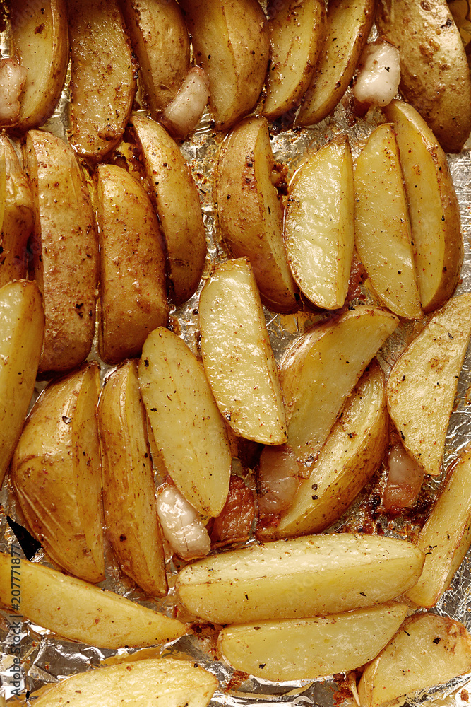 roast potatoes in a pan roast potatoes in a pan