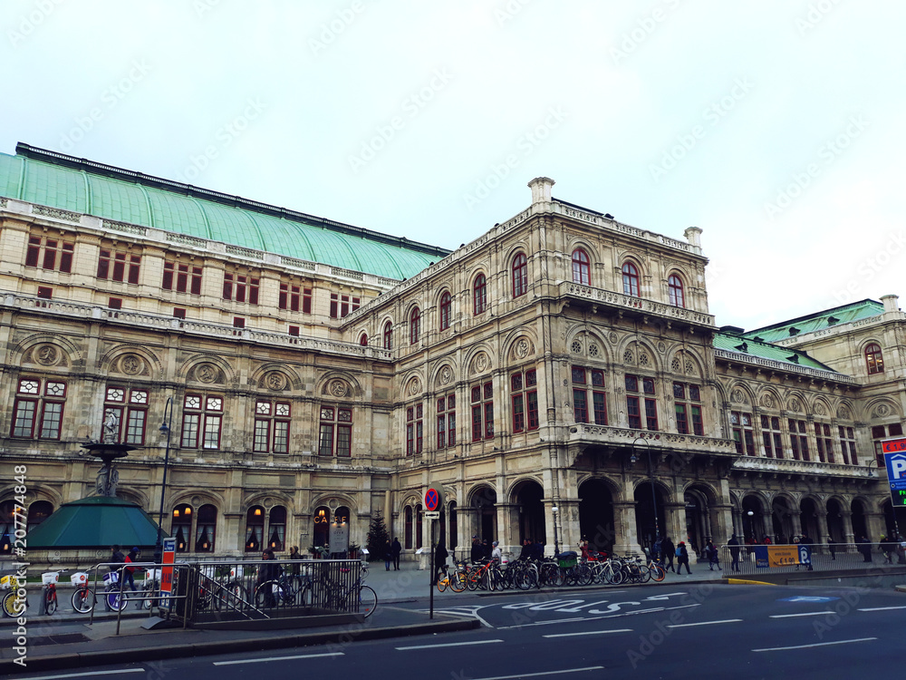 Vienna, Austria - December 16, 2017: Vienna State Opera House (Staatsoper)