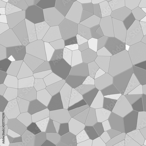 Geometric 3d seamless pattern, monochrome texture
