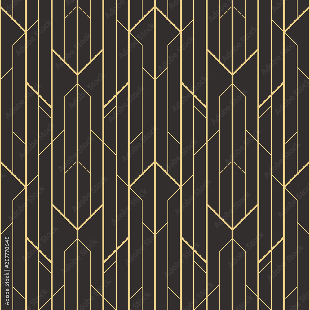 Abstract art deco seamless pattern 04