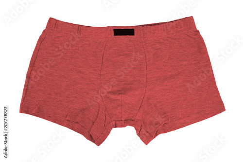 Male cotton pantie on white background