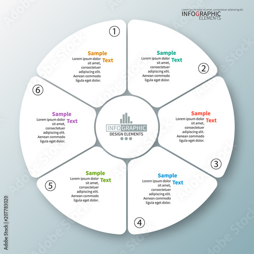 Abstract 3D Paper Infographics
