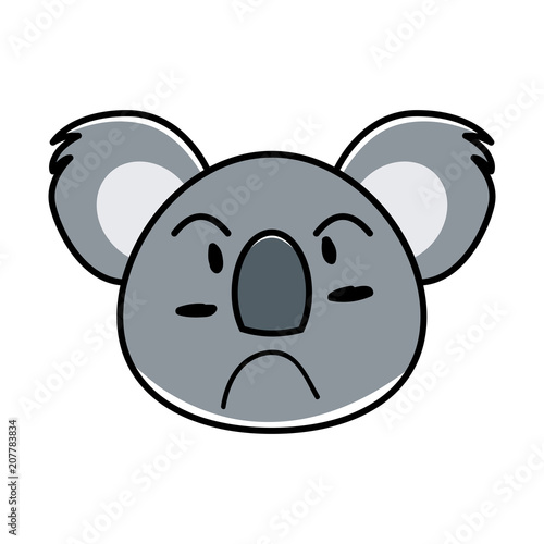 koala animal expression in cartoon © herawan