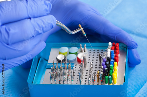Konstfotografi Sterile endodontic files