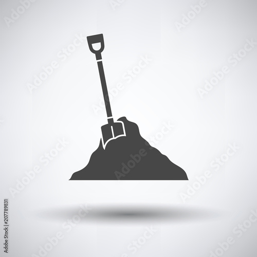 Icon of Construction shovel and sand