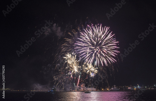 Fotografie Holiday feast on the occasion of the Day of Varna (the sea capital of Bulgaria) - an official holiday on August 15th