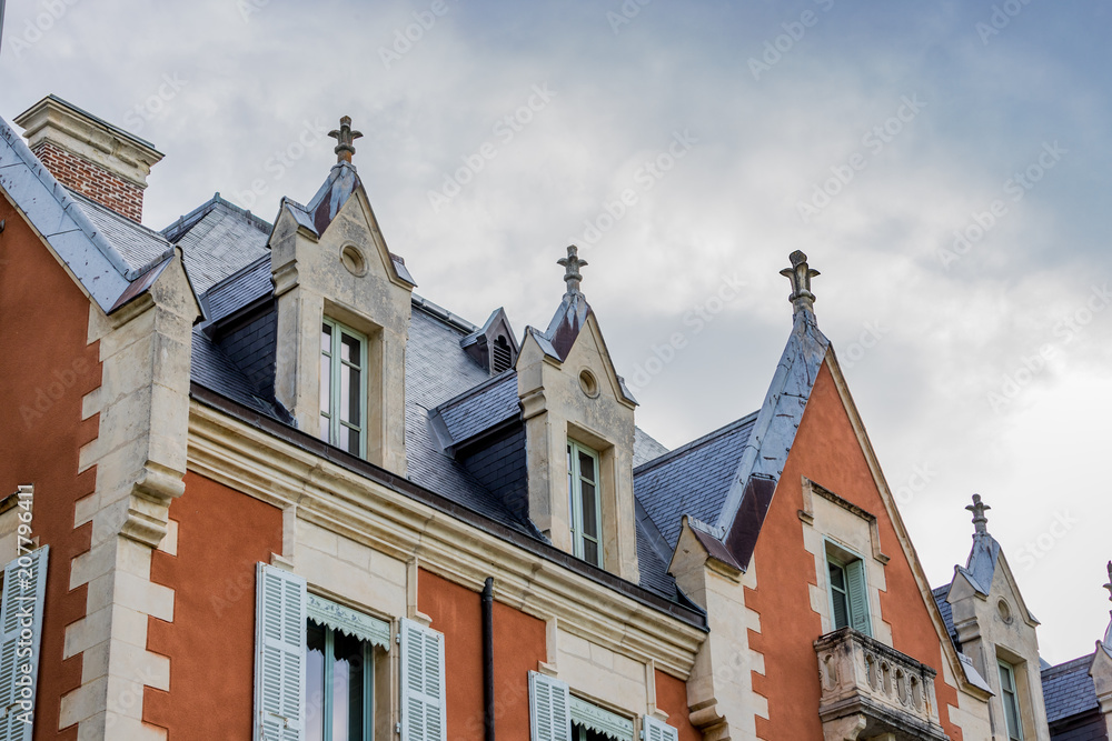 Fototapeta premium Le château dans le Parc de Déomas à Annonay
