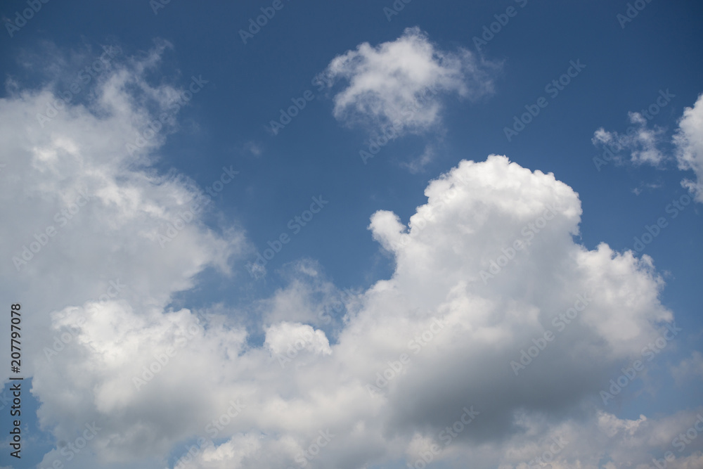 Blue sky with cloud 