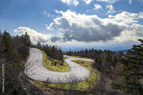 Blue Ridge Parkway Curve