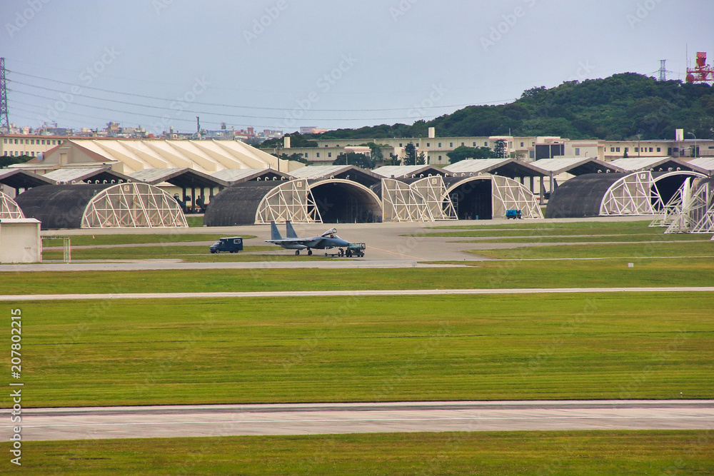 Obraz premium 沖縄県嘉手納基地