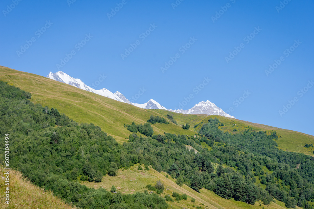 Scenic mountains in Svaneti, Georgia Scenic mountains in Svaneti, Georgia