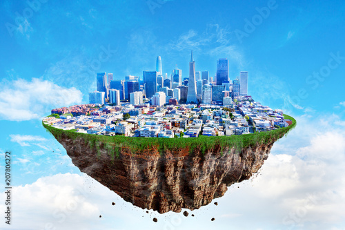 Fantasy Floating Island of ...