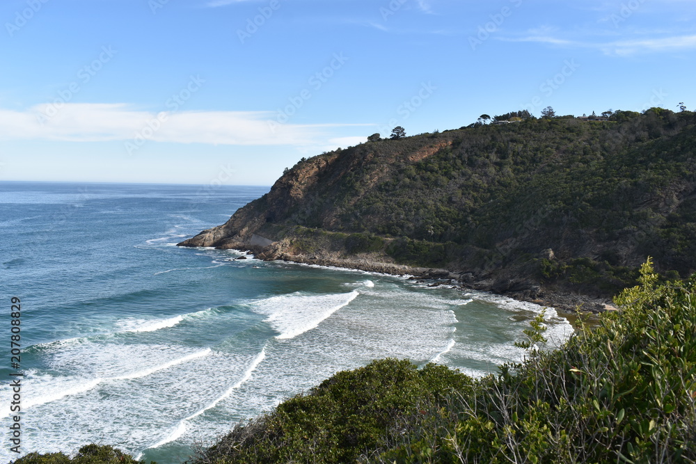 View of famous Dolphin Point Lookout (Dolphin´s Point) in Wilderness, South Africa