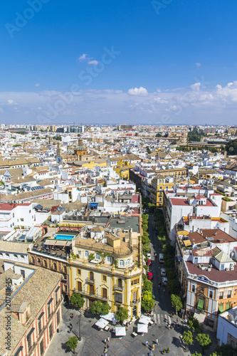 Fototapeta Naklejka Na Ścianę i Meble -  Vista de Sevilla desde la Giralda