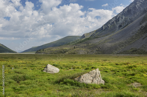Akkem valley. Altai mountain. Russia