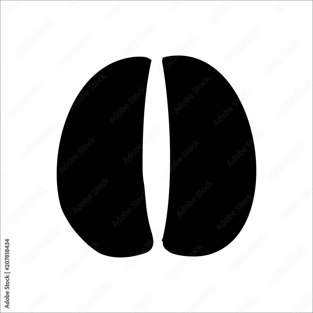 Pig footprints icon. Vector Illustration Pig footprints icon. Vector Illustration