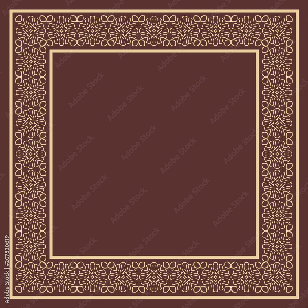 Fototapeta premium Vintage decorative frame