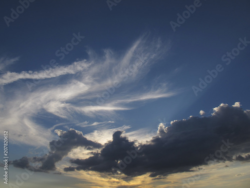 Sky with cloud formation