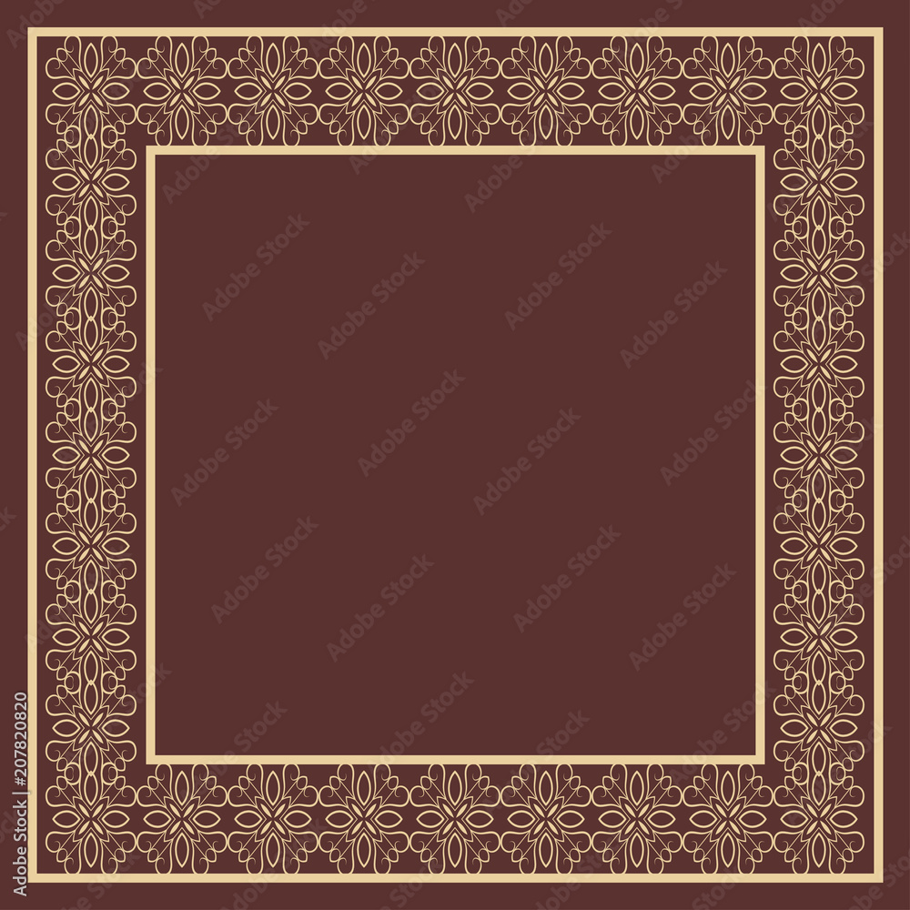 Fototapeta premium Vintage decorative frame
