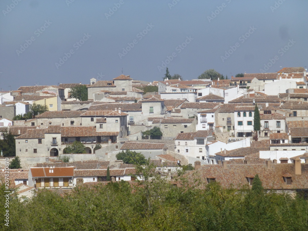 Chinchon, pueblo bonito de Madrid en España Chinchon, pueblo bonito de Madrid en España