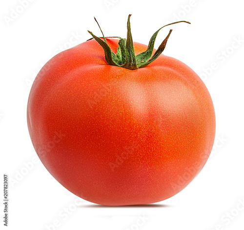 Wallpaper Mural Fresh tomato isolated on white background with clipping path Torontodigital.ca