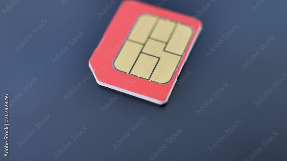 White nano SIM card for cell phone White nano SIM card for cell phone