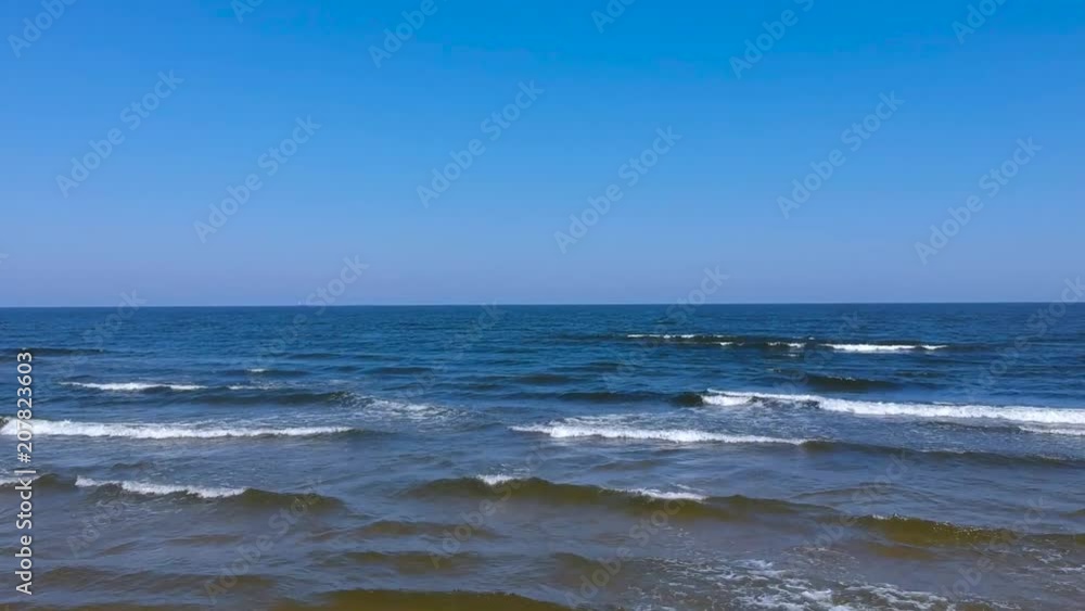 Summer on the beach of Baltic Sea in Sobieszewo, Poland Summer on the beach of Baltic Sea in Sobieszewo, Poland