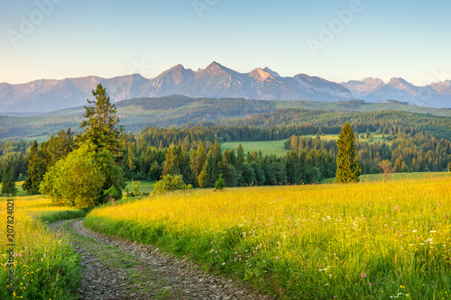 Tatra mountains landscape