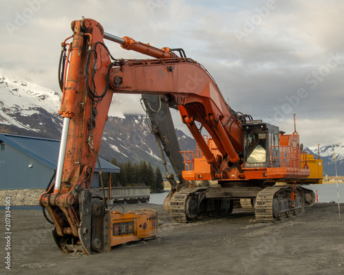 excavator, construction, excavation, site, loader, background, heavy, isolated, work, industry, equipment, shovel, machine, digger, yellow, machinery, hydraulic, sky, vehicle, earth, tractor, scoop, b