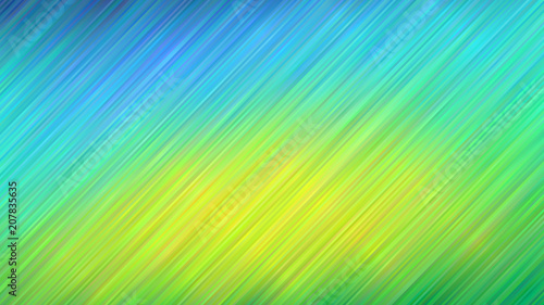 Blue to Lime Green Vivid Gradient Stripes Vector Background. Variable Color Diagonal Lines Texture. Ombre Fade Backdrop. Hatching Strokes Surface. Navy, Blue, Turquoise, Yellow, Green Backdrop.
