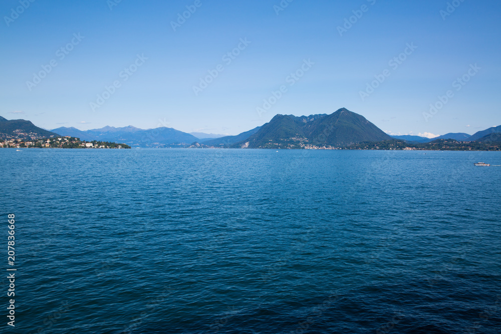 Lake Maggiore, Italy. Isola Bella island. Lake Maggiore, Italy. Isola Bella island.