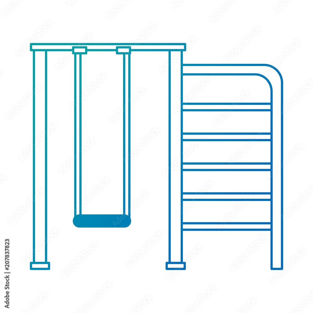 swing park playground hanging vector illustration design swing park playground hanging vector illustration design