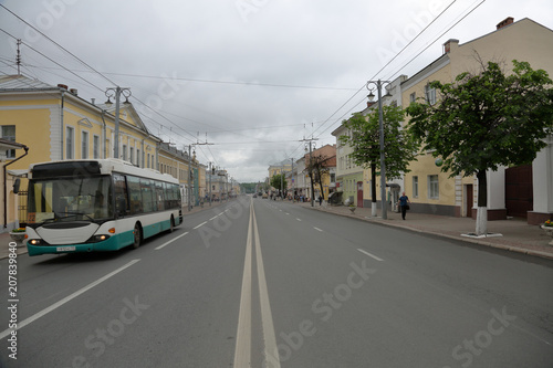 VLADIMIR, RUSSIA - MAY 18, 2018: View of an ancient Russian city founded in 1108. The capital of the Vladimir region. One of the tourist centers of the Golden Ring of Russia   © ironstuffy