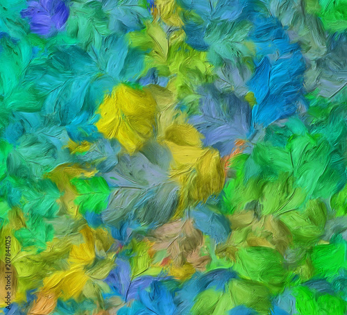 Modern painting artwork. Oil on canvas. Abstract art texture. Background template for banners, postcards, posters or wallpapers and textile printing. Pattern for design creative printed matter.