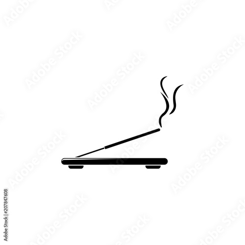 aroma stick illustration. Element of travel illustration for mobile concept and web apps. Thin line aroma stick illustration can be used for web and mobile