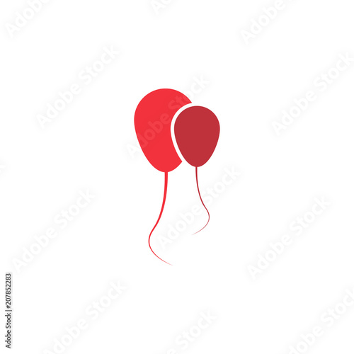 balloons icon. Element of web icon for mobile concept and web apps. Colored isolated balloons icon can be used for web and mobile. Premium icon