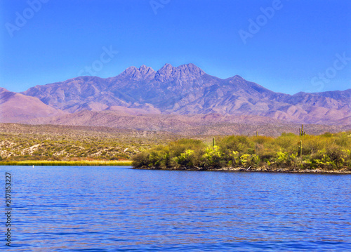 View of Four Peaks