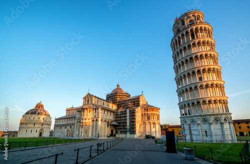 Leaning Tower of Pisa in Pisa - Italy