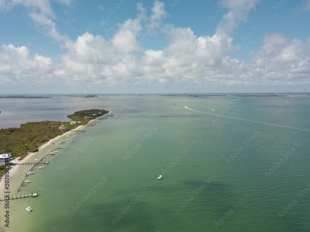 beach aerial drone above view white sand boats sea water island beach aerial drone above view white sand boats sea water island
