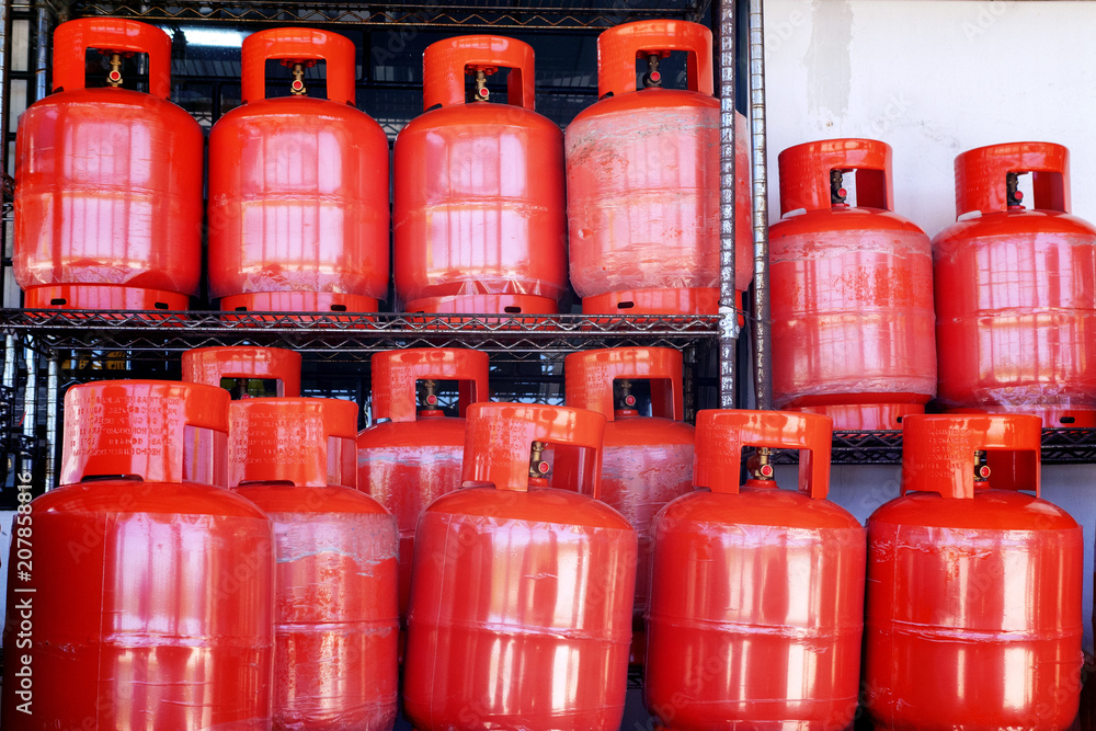 Natural compressed gas in bottles, distribution Natural compressed gas in bottles, distribution